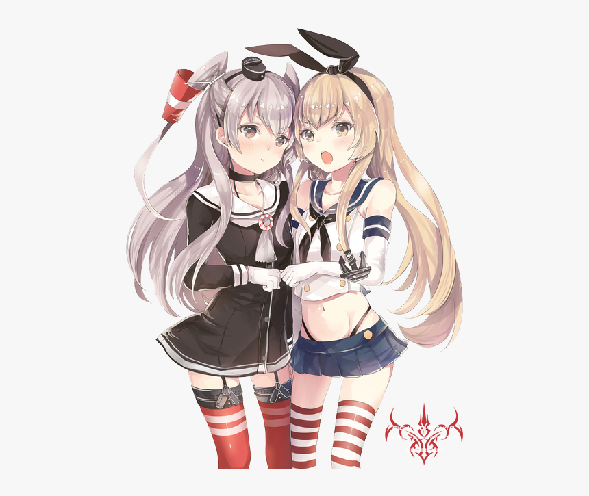 Kantai Shimakaze X Amatsukaze, HD Png Download