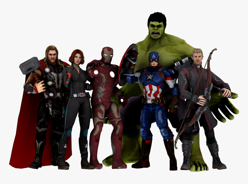 Avengers Alliance Clint Barton Thor Captain America - Avengers Team Png, Transparent Png