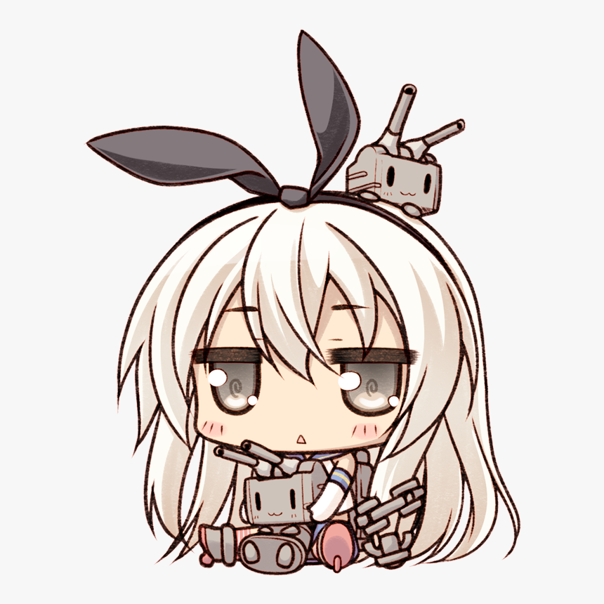 Rensouhou-chan And Shimakaze Drawn By Naturalton - Kantai Collection Stickers, HD Png Download
