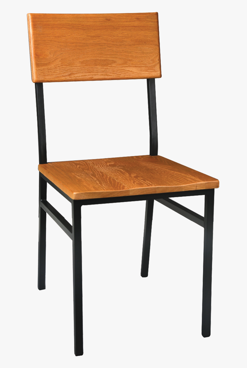 Metal Rustic Wood Chair - Chair, HD Png Download