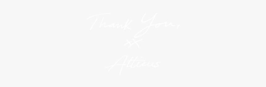 Thankyou - Johns Hopkins White Logo, HD Png Download