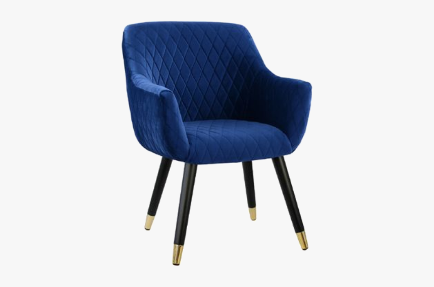 Quilted Velvet Dining Chair, HD Png Download