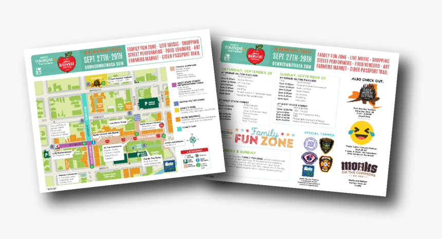 Apple Harvest Festival Thumbnail Image Of Map And Schedule - Flyer, HD Png Download