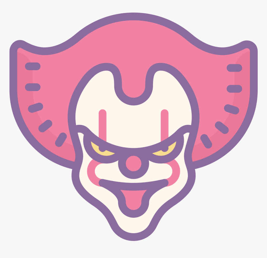 Transparent Clown Png - Transparent Icon Clown Scary, Png Download