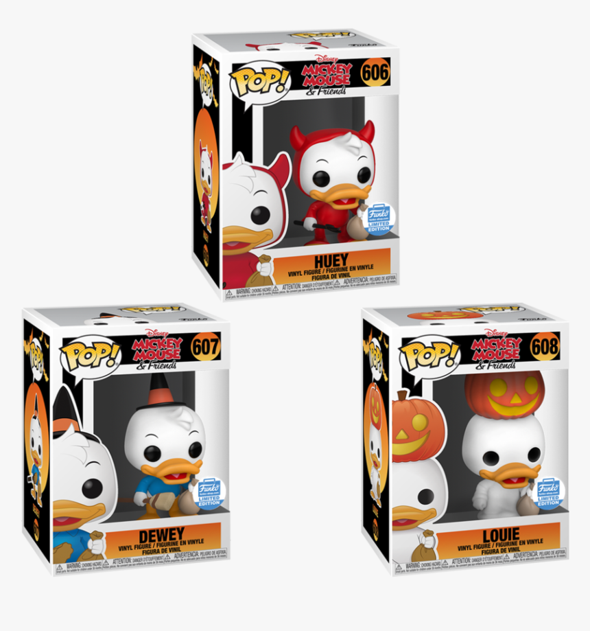 Huey Dewey And Louie Halloween Funko, HD Png Download