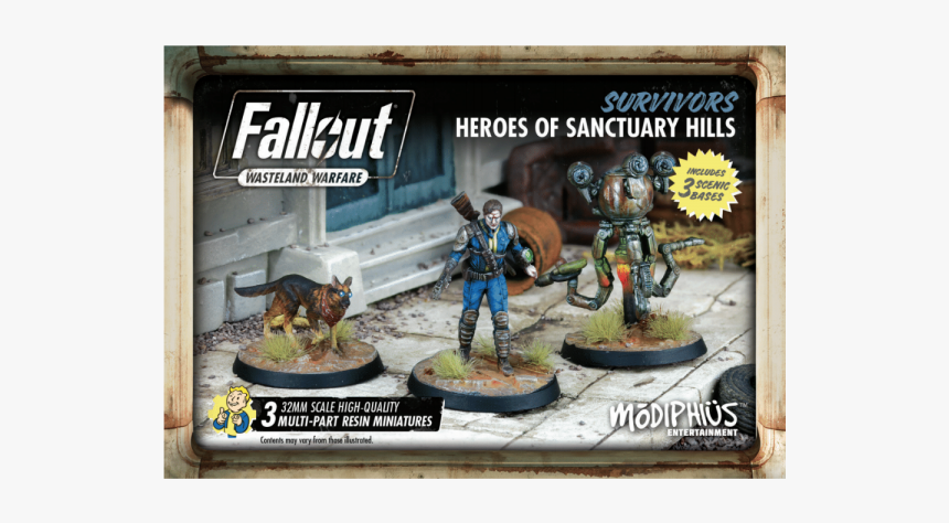 Fallout Wasteland Warfare - Elder Scroll Miniature Games, HD Png Download