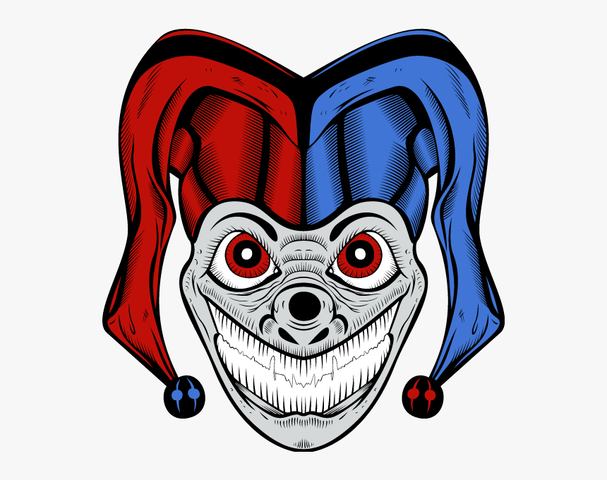 Clip Art Royalty Clip Art Transprent - Palhaço Do Mal Desenho, HD Png Download