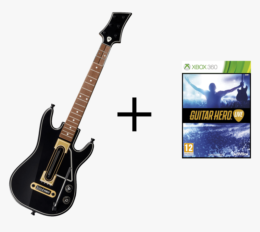 Guitar Hero Guitar Xbox Guitar Hero Live 2015 Xbox 360, HD Png Download , Transparent Png