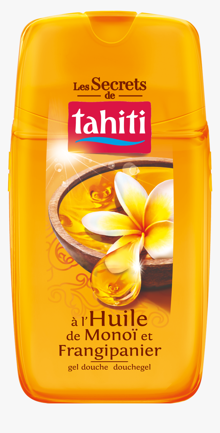 Gel Douche À L Huile De Monoï Et Frangipanier - Tahiti Gel Douche Png, Transparent Png