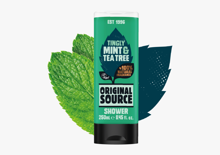Mint & Tea Tree - Original Source Shower Gel Mint, HD Png Download