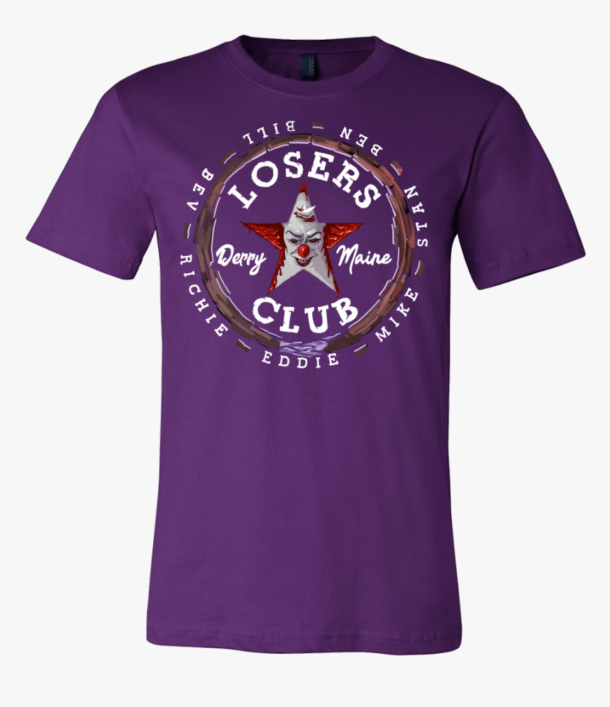 Losers Club Shirt Scary Clown Fan Tee Thumbnail - Active Shirt, HD Png Download