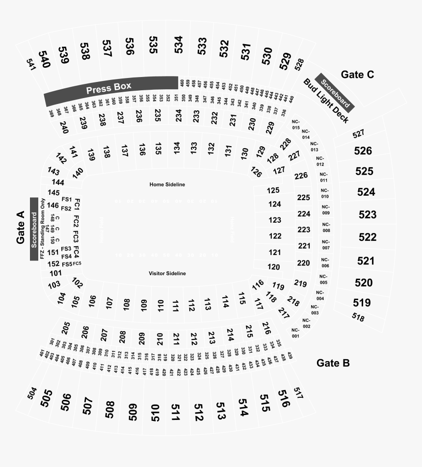 Section 219 Row 2 Heinz Field, HD Png Download