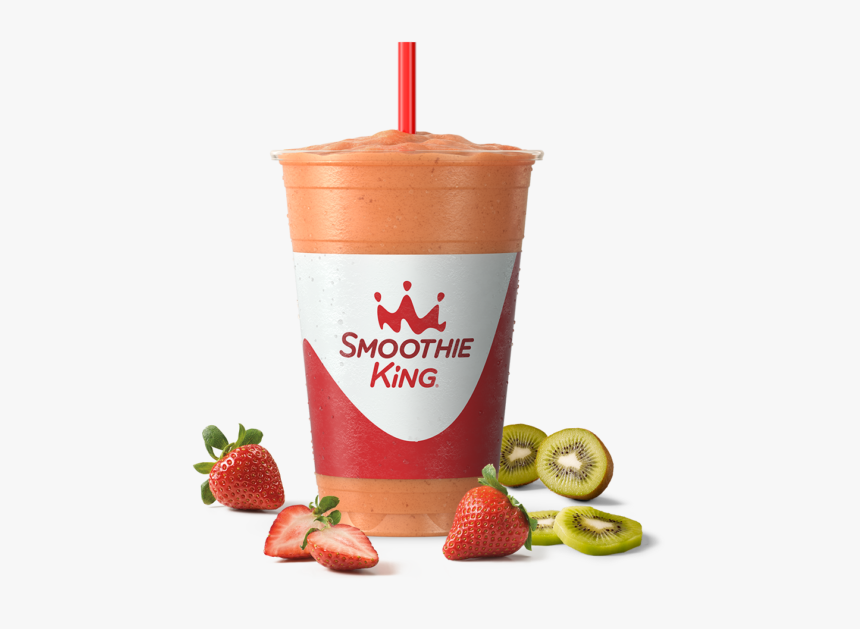 Sk Take A Break Strawberry Kiwi Breeze With Ingredients - Smoothie King Smoothie, HD Png Download
