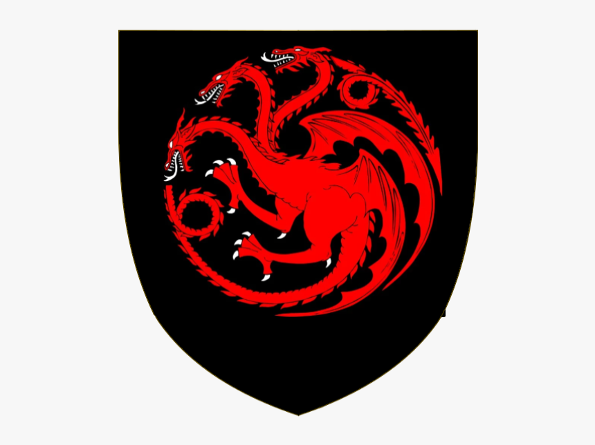 House Targaryen Updated Emblem Targaryen Dragon Hd Png Download