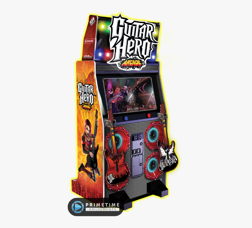 Guitar Hero Arcade By Activision, Konami And Raw Thrills - Guitar Hero Arcade Machine, HD Png Download