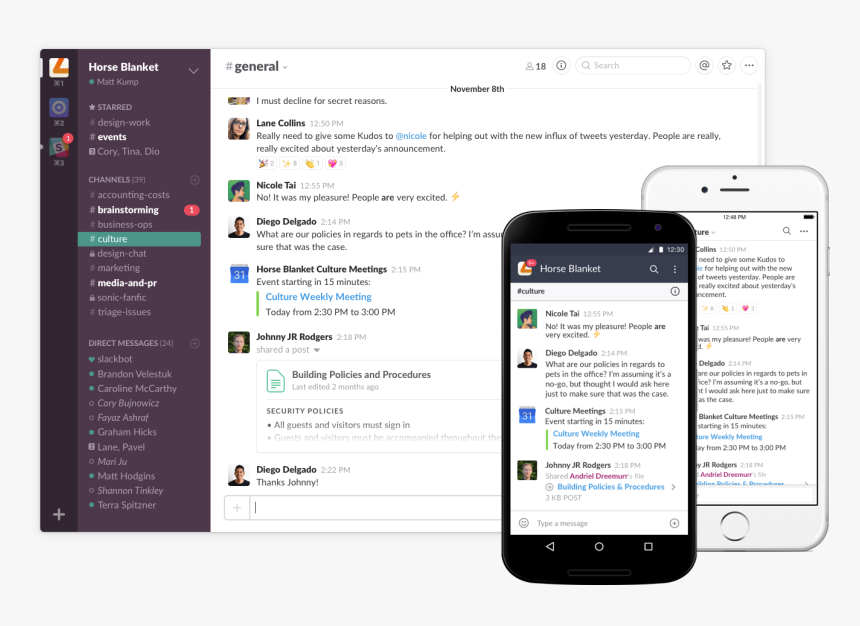 Multi Device Group Slack - Slack App, HD Png Download