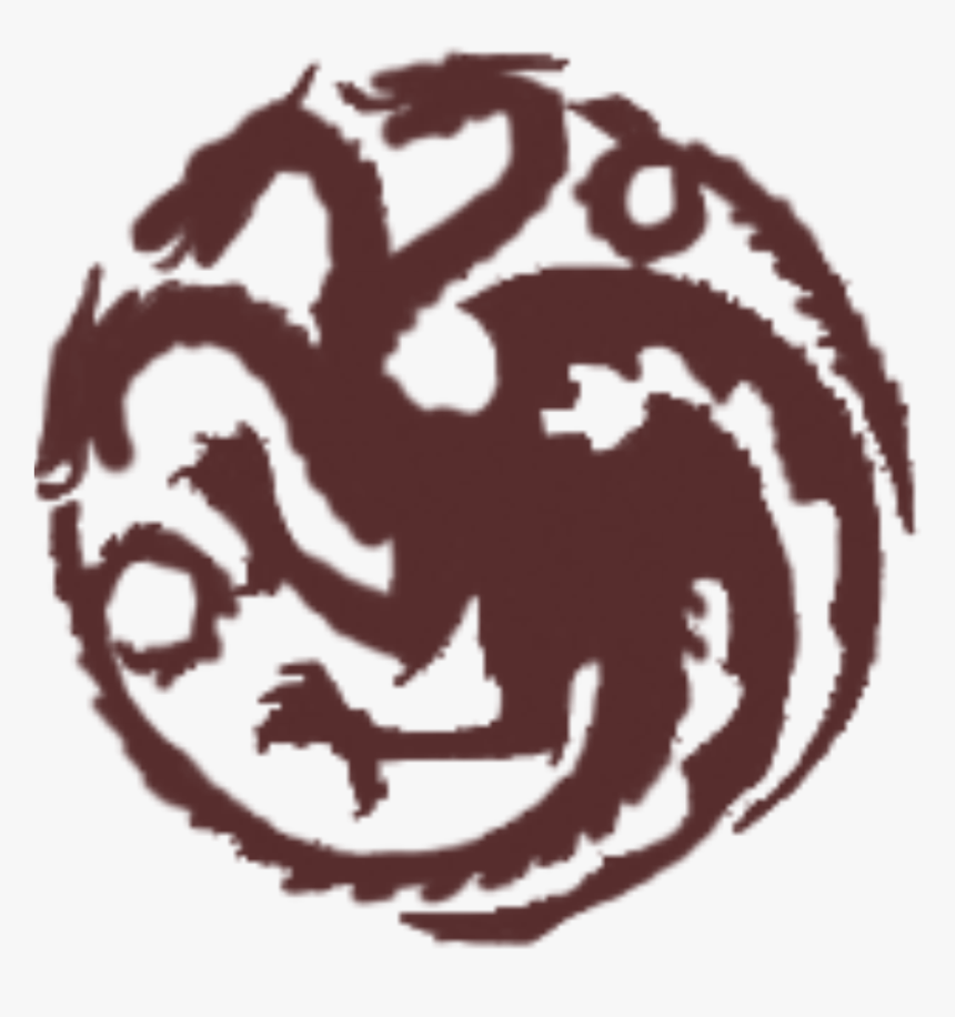 Game Of Thrones Targaryen Logo - Game Of Thrones Sigils Black, HD Png Download