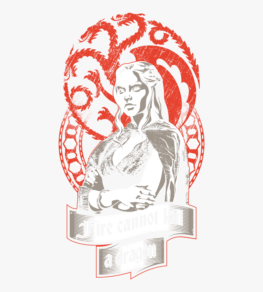 House Targaryen Black And White , Png Download - Game Of Thrones Dragon Clipart, Transparent Png