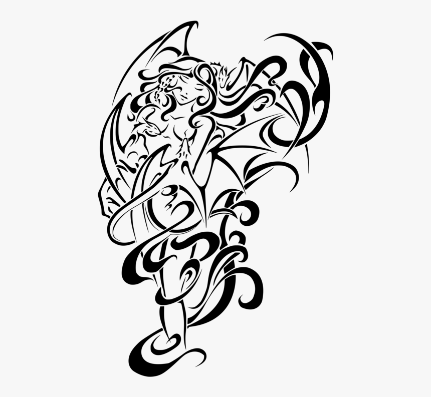 Line Art,head,flower - Mother Of Dragons Clipart, HD Png Download