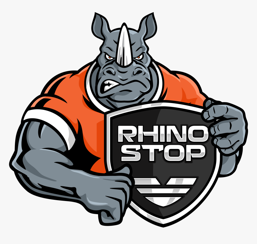 Rhino Stop Safety Barriers - Cartoon, HD Png Download