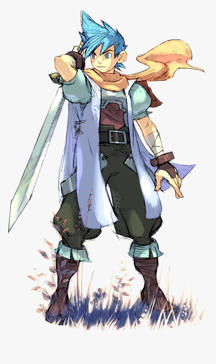Bofiii Ryupsp Artwork - Breath Of Fire 3 Art, HD Png Download