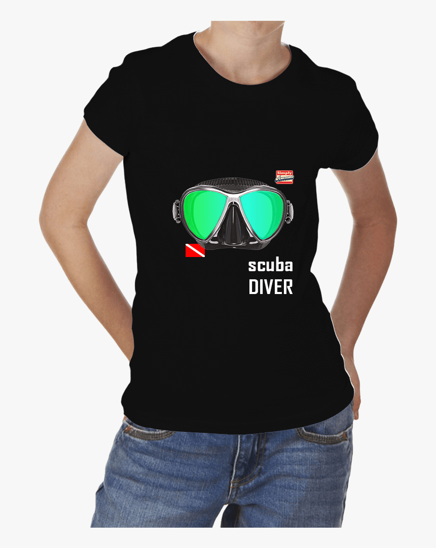 Transparent Kid Scuba Diver Clipart - Women Scuba Diving T Shirts, HD Png Download