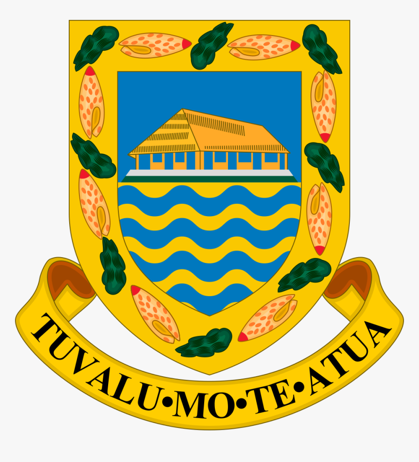 Coat Of Arms Of Tuvalu - Tuvalu Coat Of Arms, HD Png Download