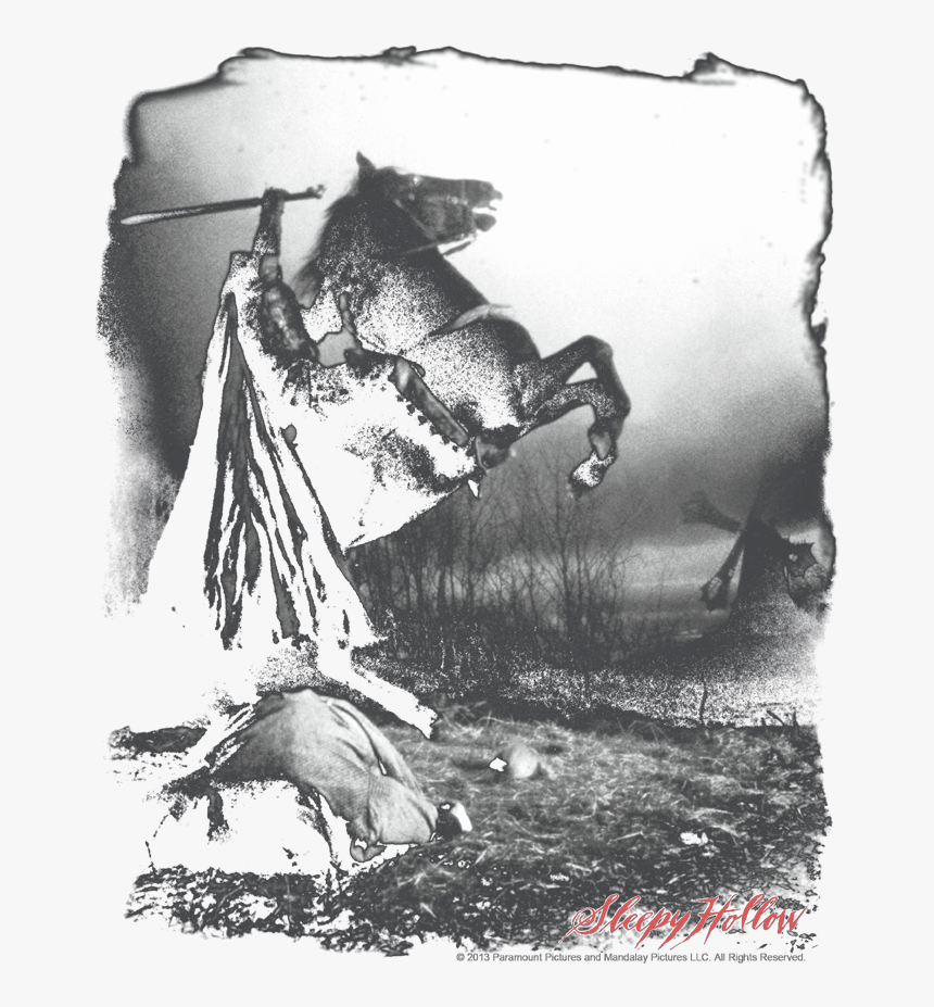 Sleepy Hollow Foggy Night Mens Ringer T Shirt - Sleepy Hollow, HD Png Download