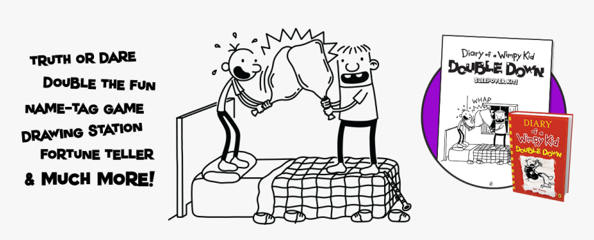 Diary Of A Wimpy Kid Double Down Rowley And Greg, HD Png Download