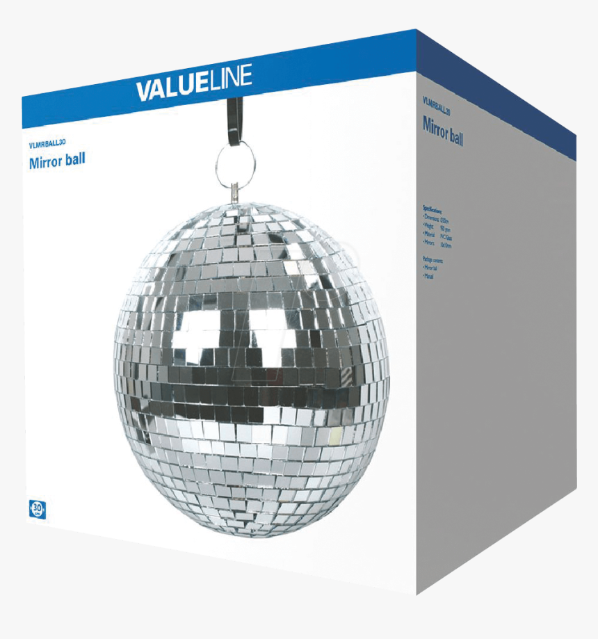 Mirror Ball 30cm Valueline Vlmrball30 - Bola De Espejos Gif, HD Png Download