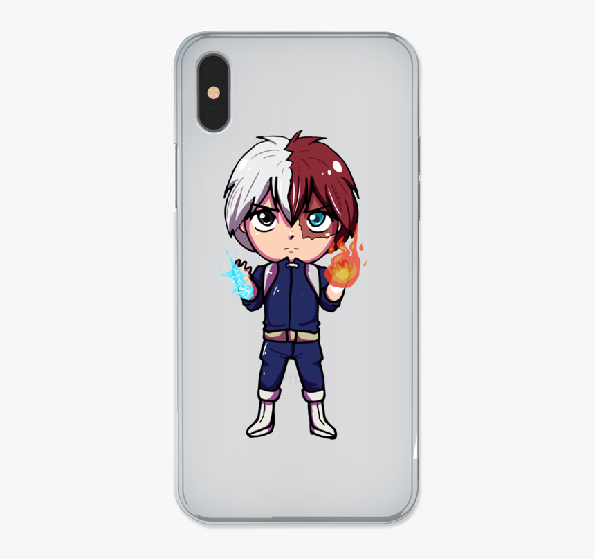 Case Transparente Todoroki Shouto - Cartoon, HD Png Download