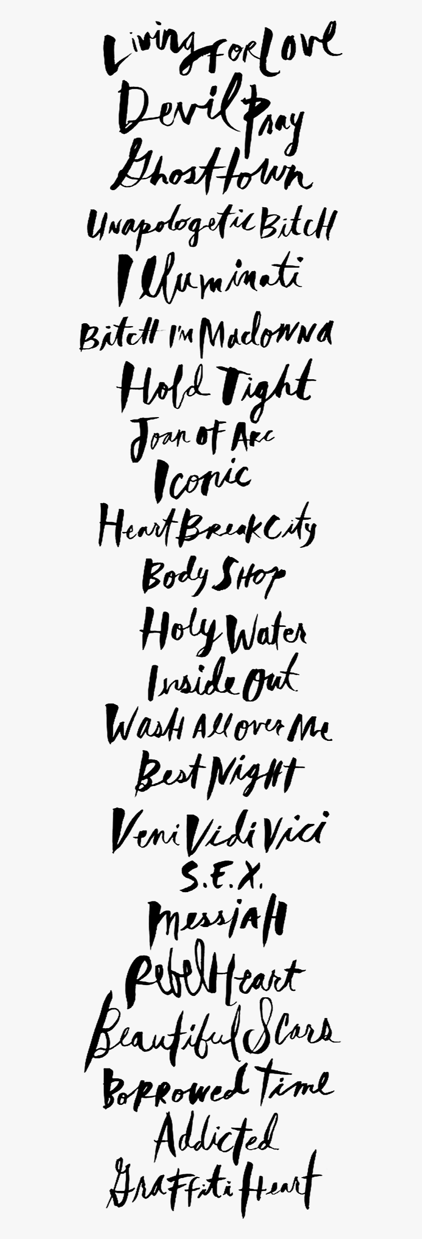 Madonna Rebel Heart Logo Png, Transparent Png