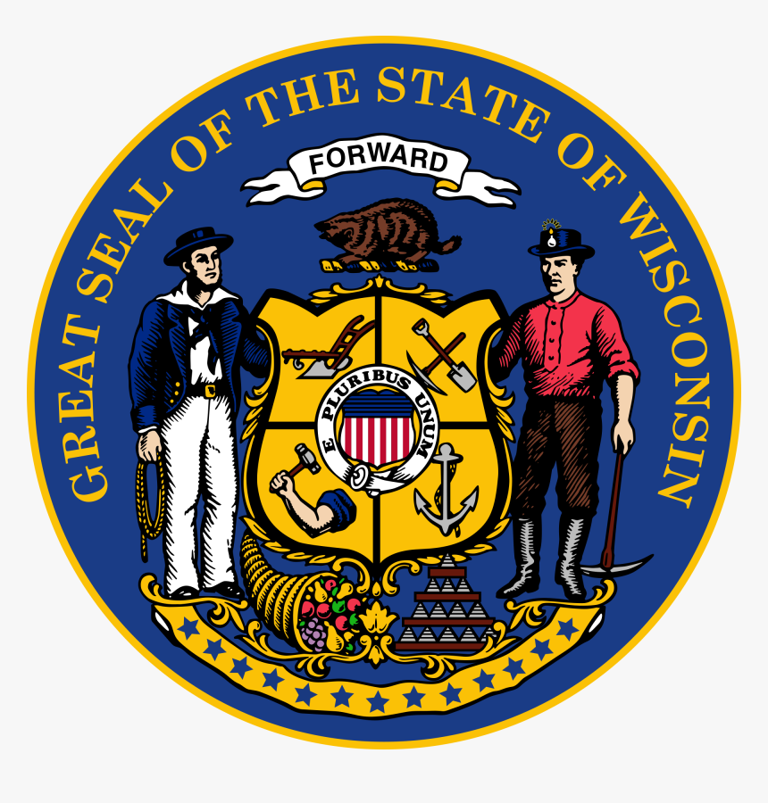 Contactos Salas Conciertos Wisconsin Eeuu - Wisconsin State Seal, HD Png Download