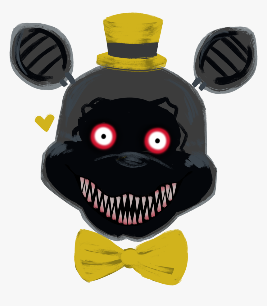 Transparent Freddy Head Png - Fnaf Nightmare Head, Png Download