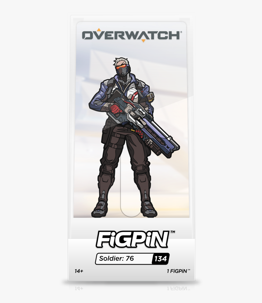 Soldier 76 Figpin, HD Png Download