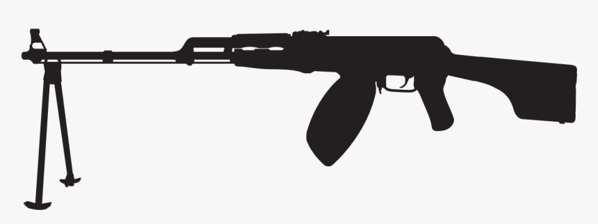 Ash 78 Tip 1 Silhouette - Ak 47 Gun Vector, HD Png Download