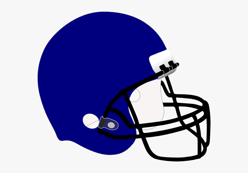 Blue Football Helmet Clip Art - Football Helmet Clipart Blue, HD Png Download