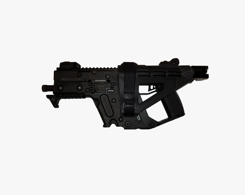 Ak47 Assault Rifle Grey Silhouette Transparent Png - Kriss Vector Gen 2 Folding Pistol Brace, Png Download