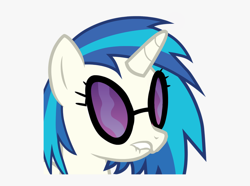 Nathan Drake, Dat Flank, Dj Pon-3, Female, Glasses, - Mlp Vinyl Scratch Cute, HD Png Download