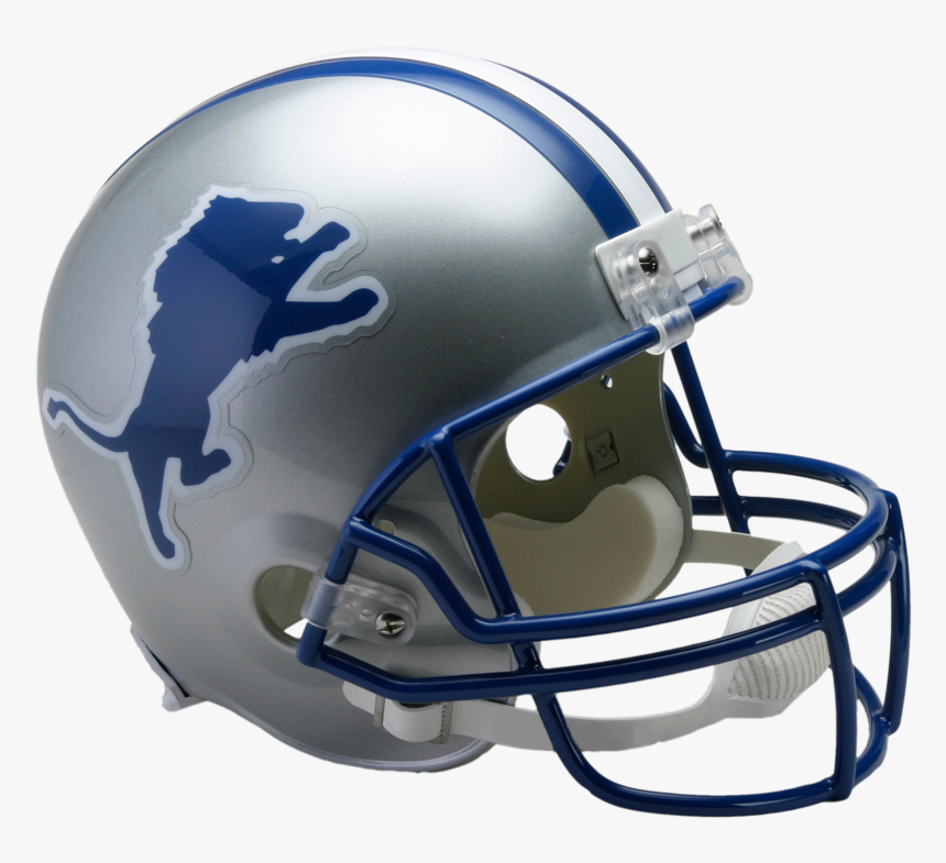 Detroit Lions Vsr4 Replica Throwback Helmet - Steelers Helmet, HD Png Download