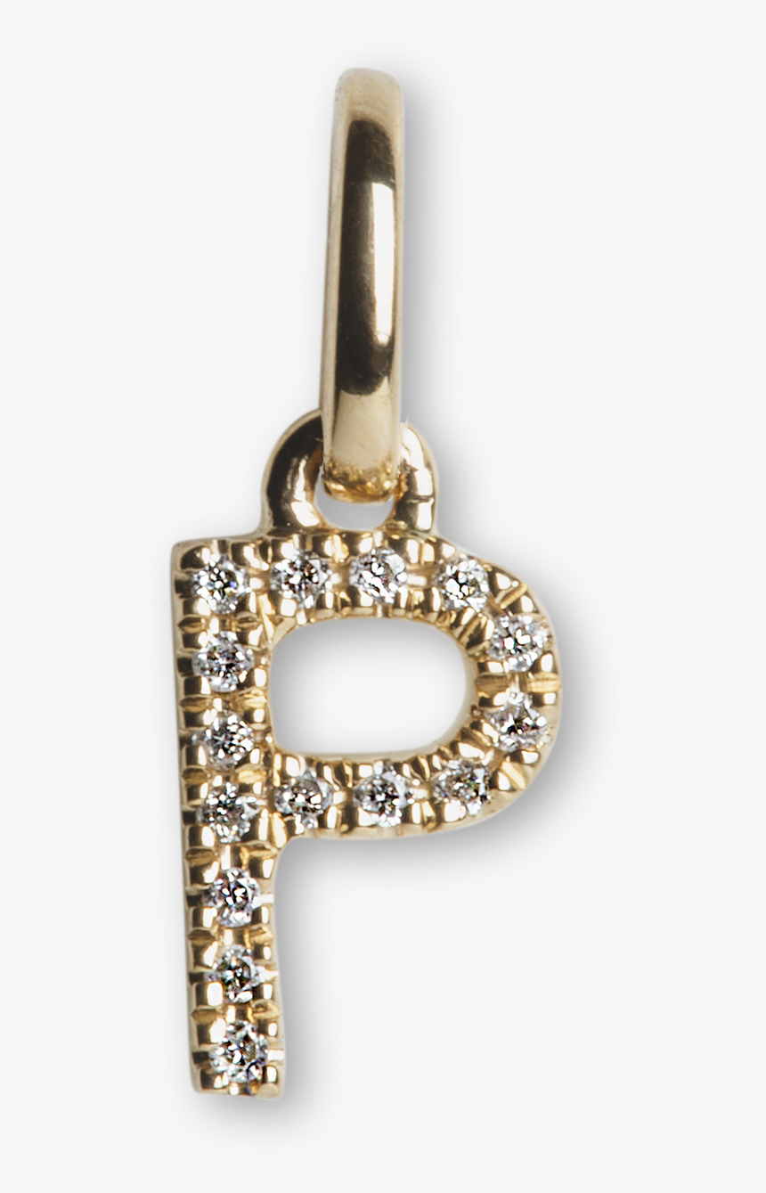 Letter Pendant With Diamonds 
 Title Letter Pendant - Pendant, HD Png Download