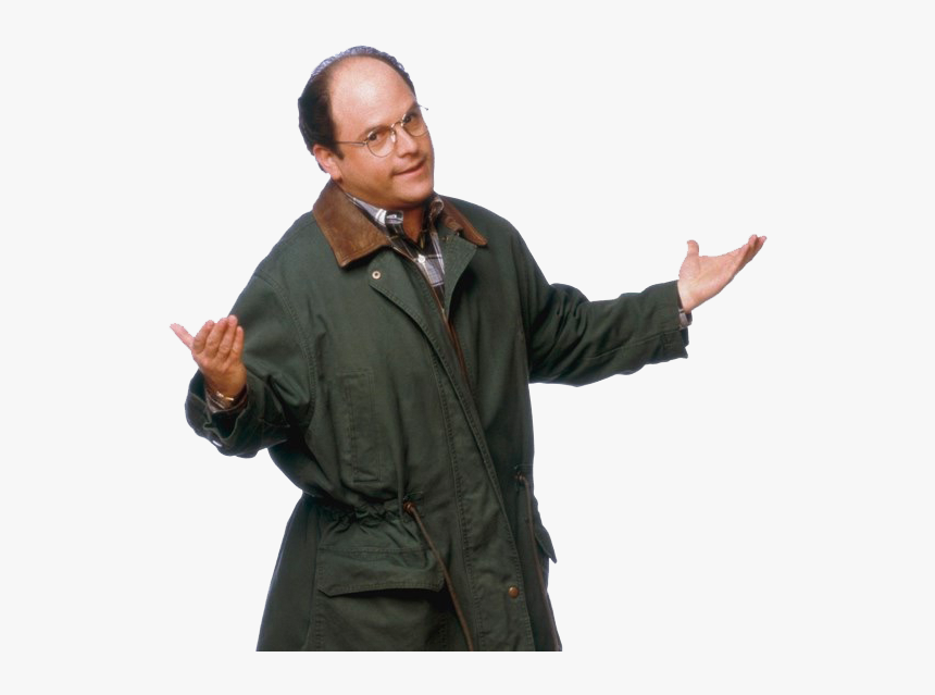 George Costanza In A Raincoat - Transparent George Costanza Png, Png Download