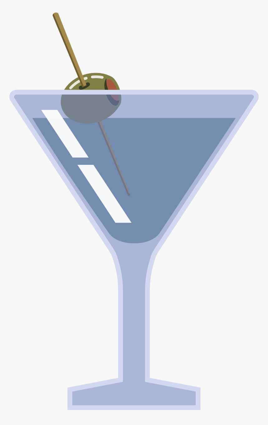 Martini Glass Cartoon Png, Transparent Png