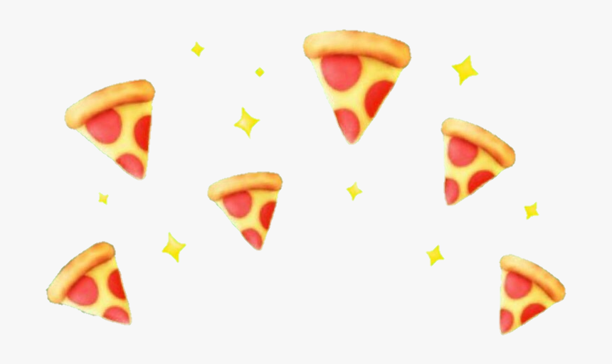 #emoji #emojicrown #crown #pizza #pizzaemoji #emojis - Snapchat Filters Png, Transparent Png