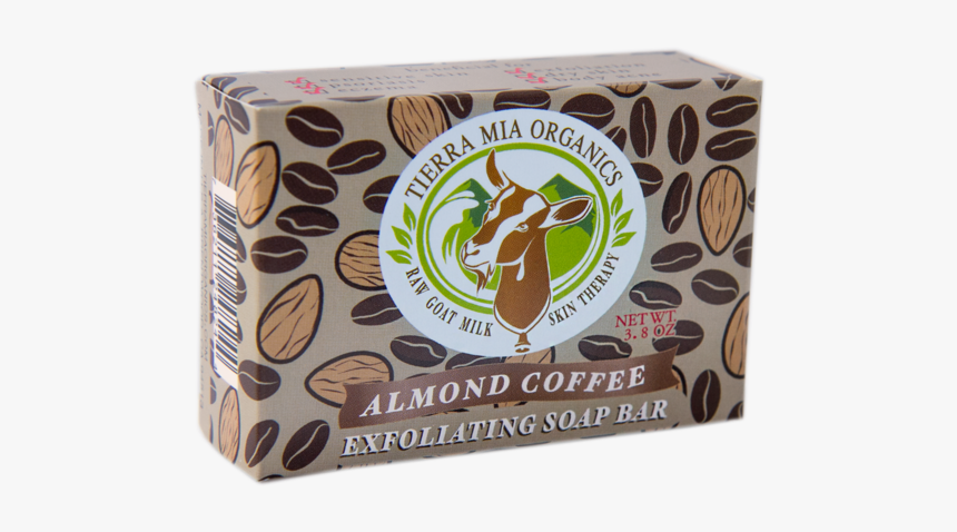 Almond Coffee Exfoliating Soap Bar - Tierra Mia Organics, HD Png Download