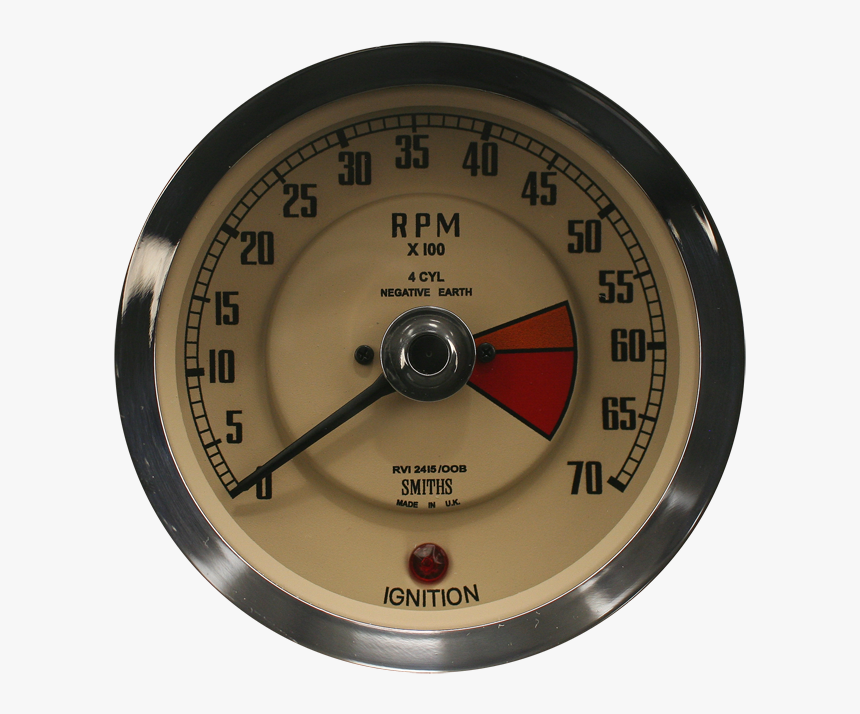 Transparent Tachometer Png - Face Gauges Smiths White Speedometer Face, Png Download