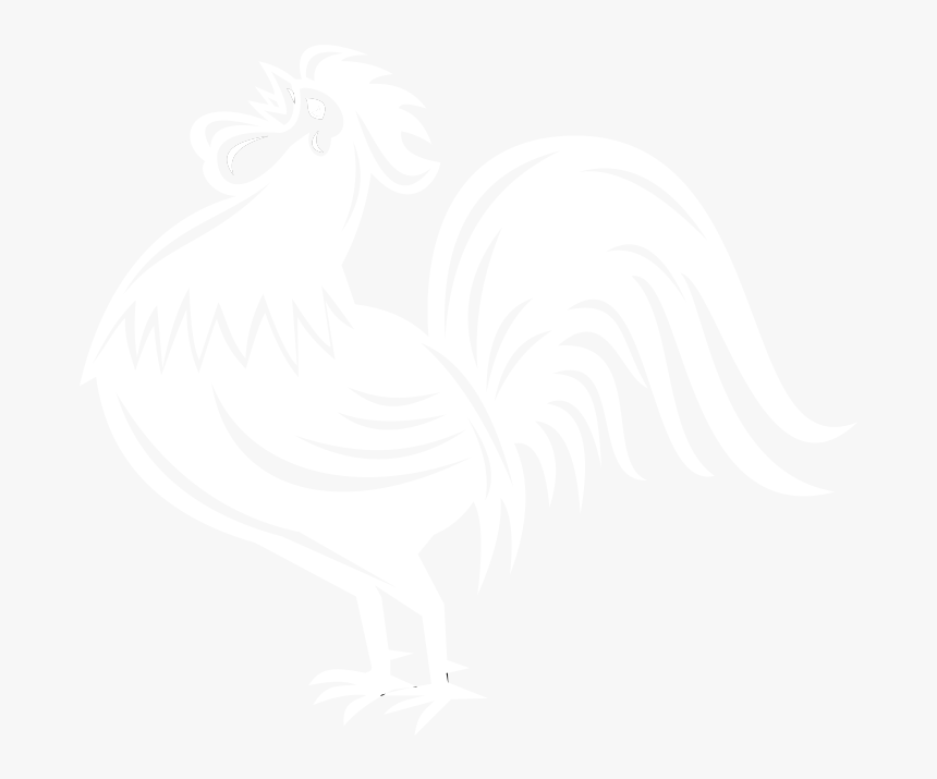 Hen & Chicken - Rooster, HD Png Download