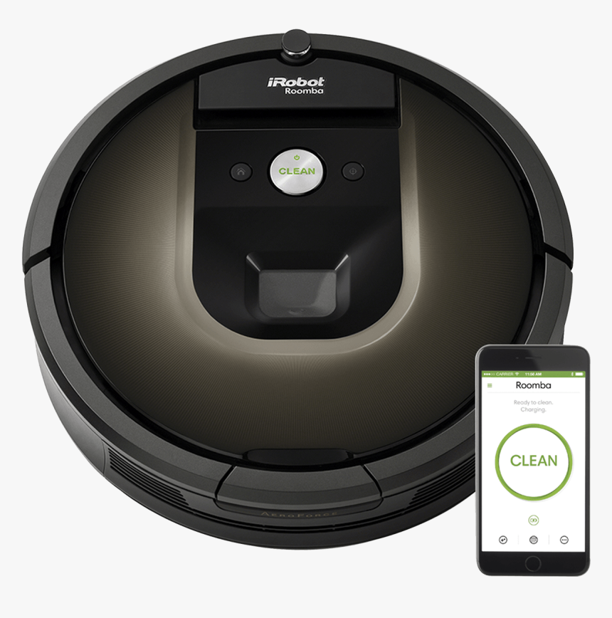 Irobot Roomba 980 Wifi Connected Robot Vacuum - Roomba Robot, HD Png Download