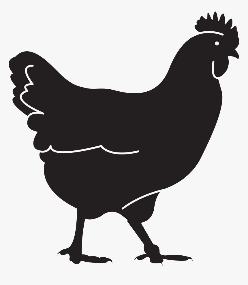 Free Chicken Png Images Chicken Silhouette No Background Free | The