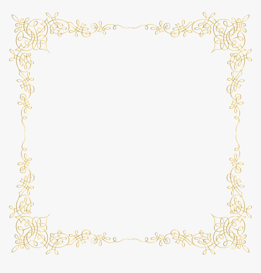 Golden Border Png Image, Transparent Png